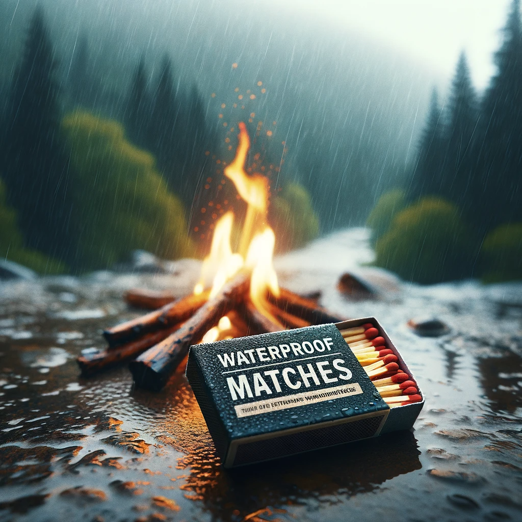 Waterproof Matches Usage